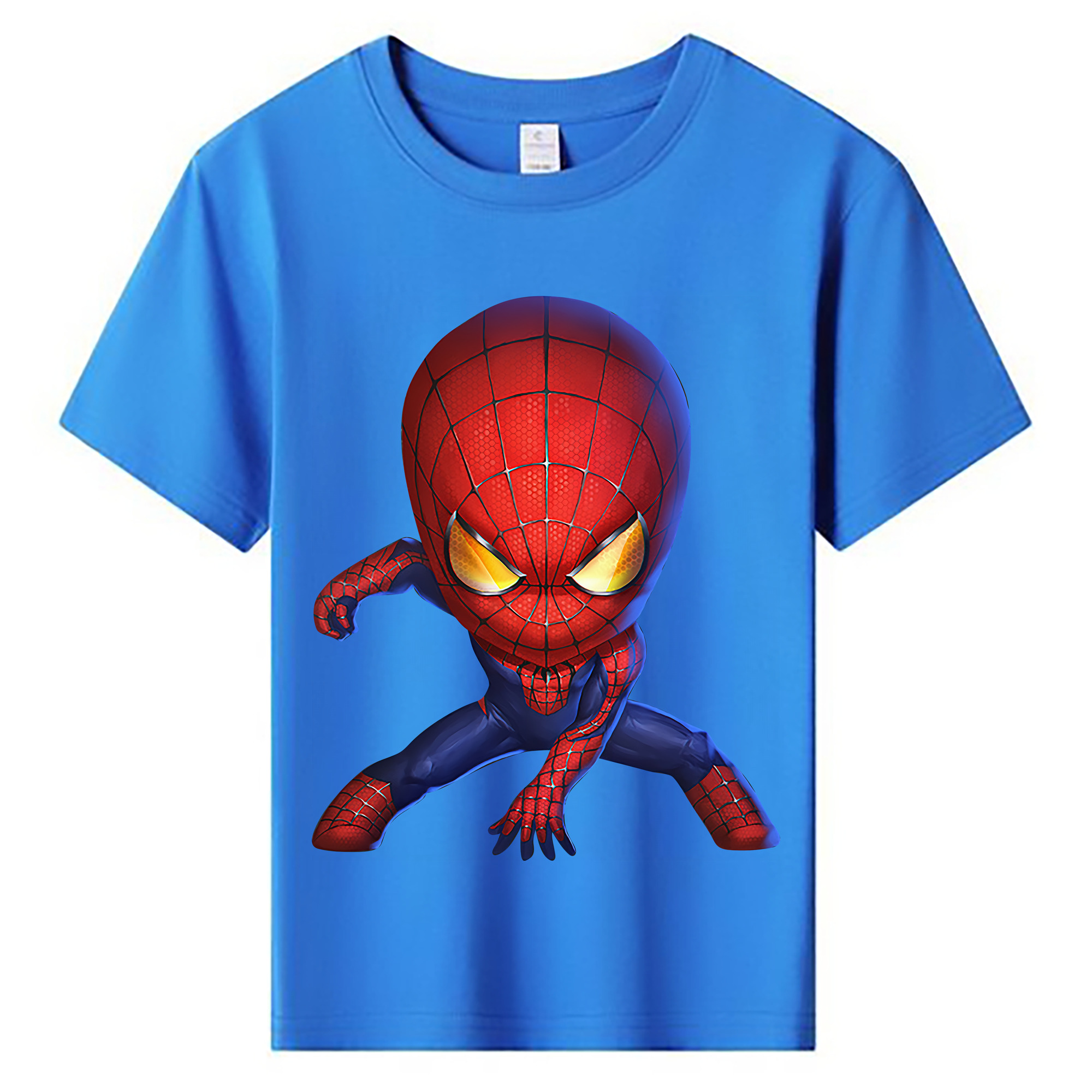 （画像用） Spider Man スパイダーマン 綿100％キッズTシャツ（フロントプリント）